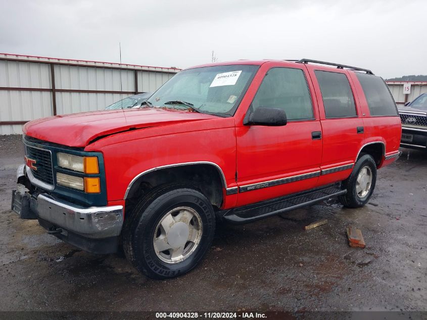 1999 GMC Yukon Sle VIN: 1GKEK13R6XJ726938 Lot: 40904328