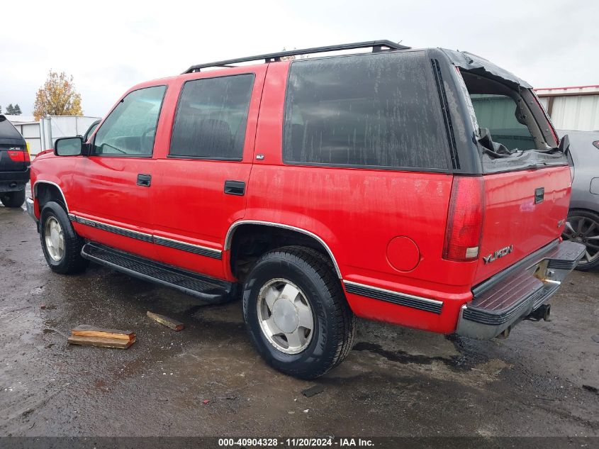 1999 GMC Yukon Sle VIN: 1GKEK13R6XJ726938 Lot: 40904328