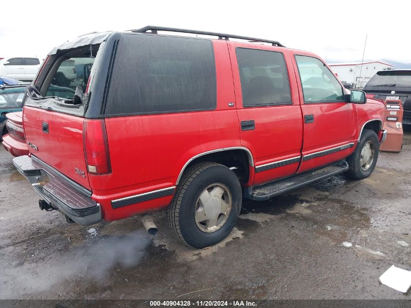 1999 GMC Yukon Sle VIN: 1GKEK13R6XJ726938 Lot: 40904328