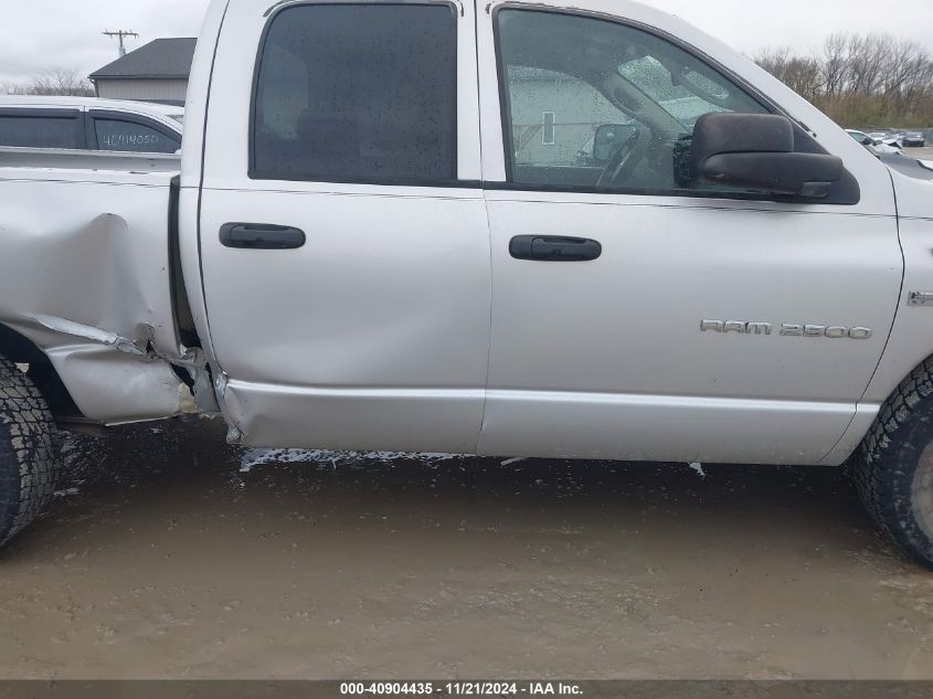 2006 Dodge Ram 2500 Slt/Sport VIN: 3D6WR28DX6G180458 Lot: 40904435