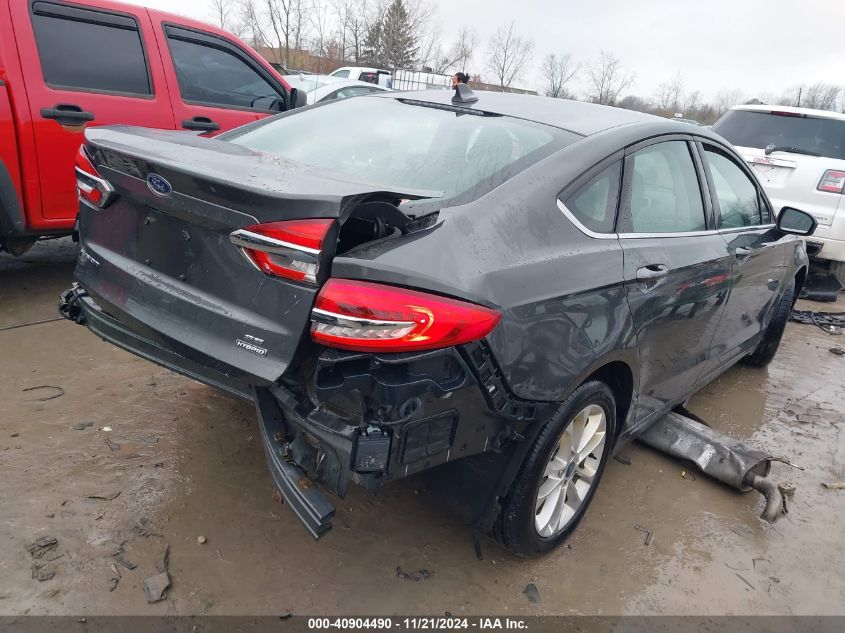 2020 Ford Fusion Hybrid Se VIN: 3FA6P0LU0LR106477 Lot: 40904490