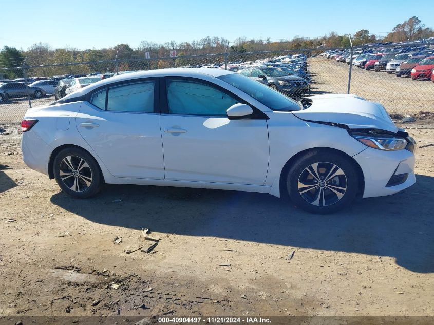 2021 Nissan Sentra Sv Xtronic Cvt VIN: 3N1AB8CV4MY263076 Lot: 40904497