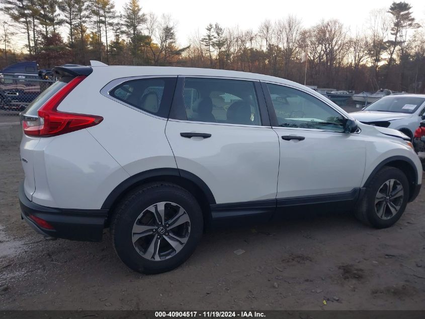 2018 Honda Cr-V Lx VIN: 2HKRW6H38JH232261 Lot: 40904517