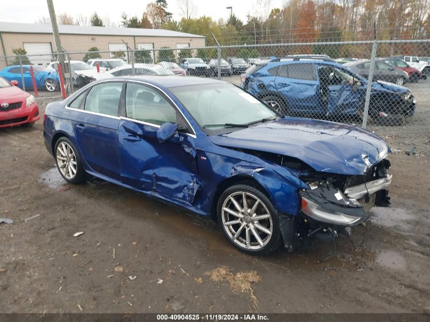 2014 AUDI A4 2.0T PREMIUM - WAUKFAFL7EN037696