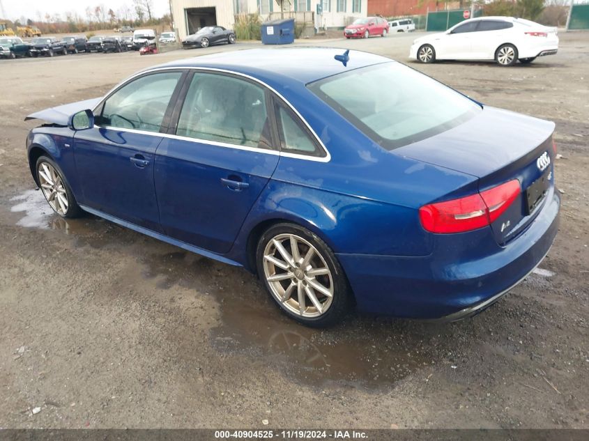 VIN WAUKFAFL7EN037696 2014 Audi A4, 2.0T Premium no.3