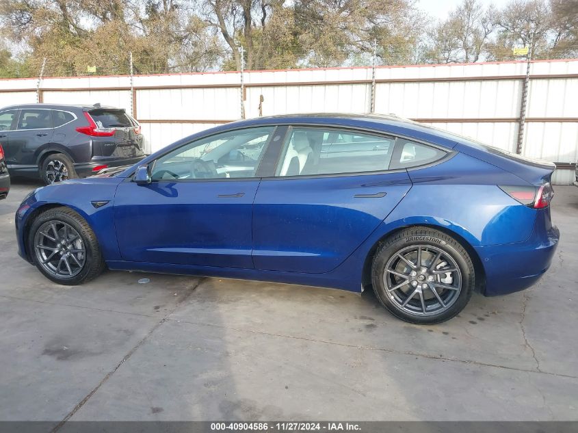 VIN 5YJ3E1EA2MF092676 2021 Tesla Model 3, Standard... no.14