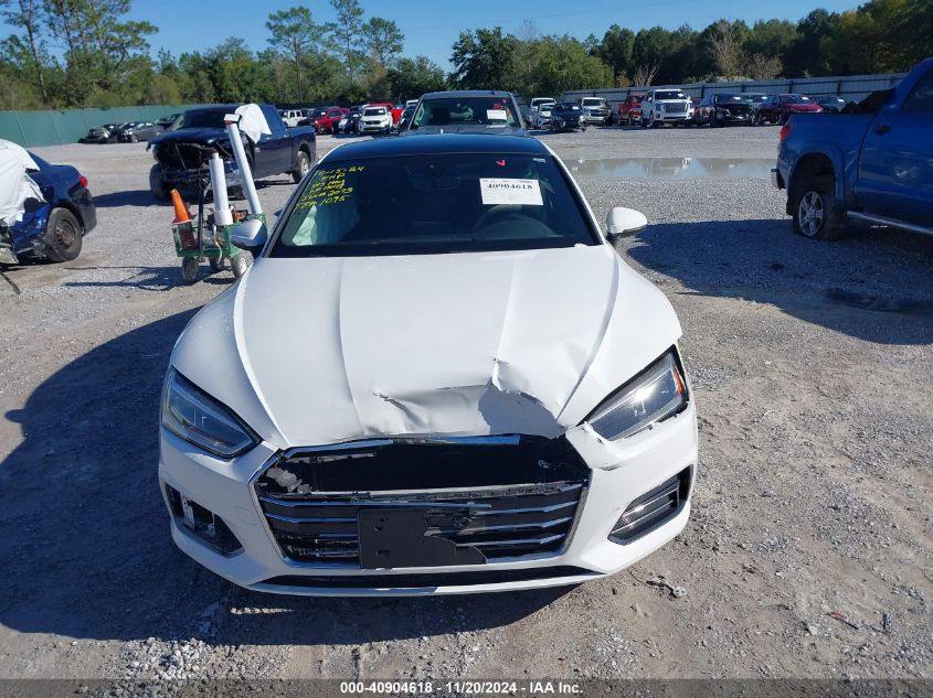 2019 Audi A5 45 Premium VIN: WAUANCF52KA060303 Lot: 40904618