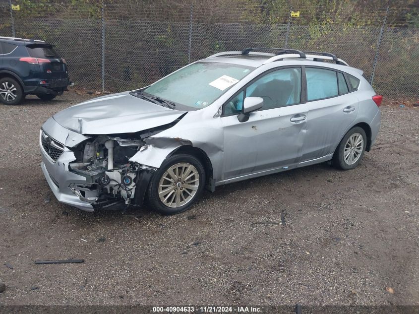 2018 Subaru Impreza 2.0I Premium VIN: 4S3GTAD65J3703653 Lot: 40904633