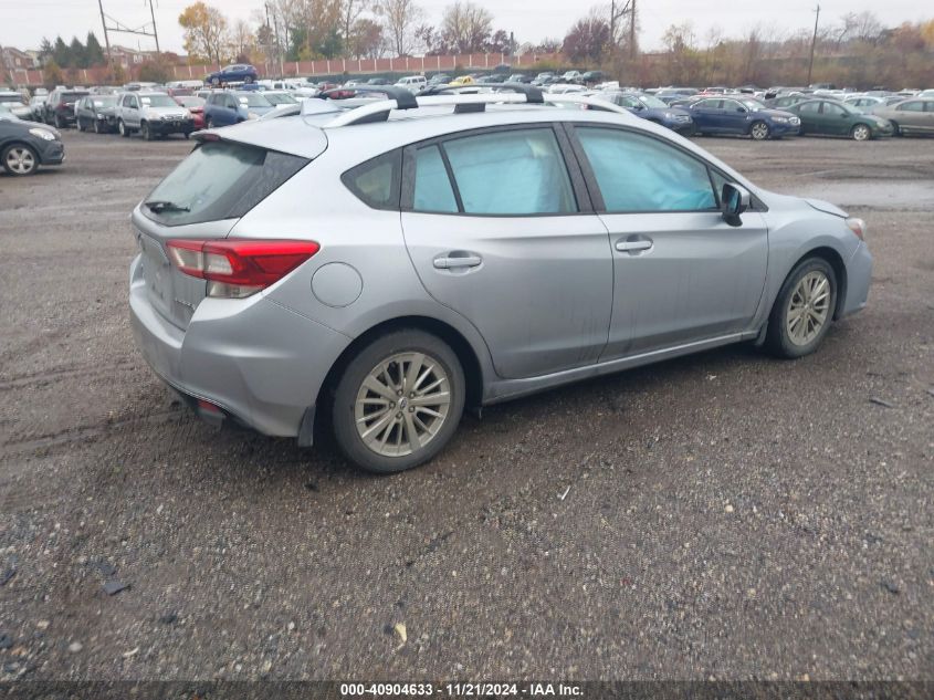 2018 Subaru Impreza 2.0I Premium VIN: 4S3GTAD65J3703653 Lot: 40904633