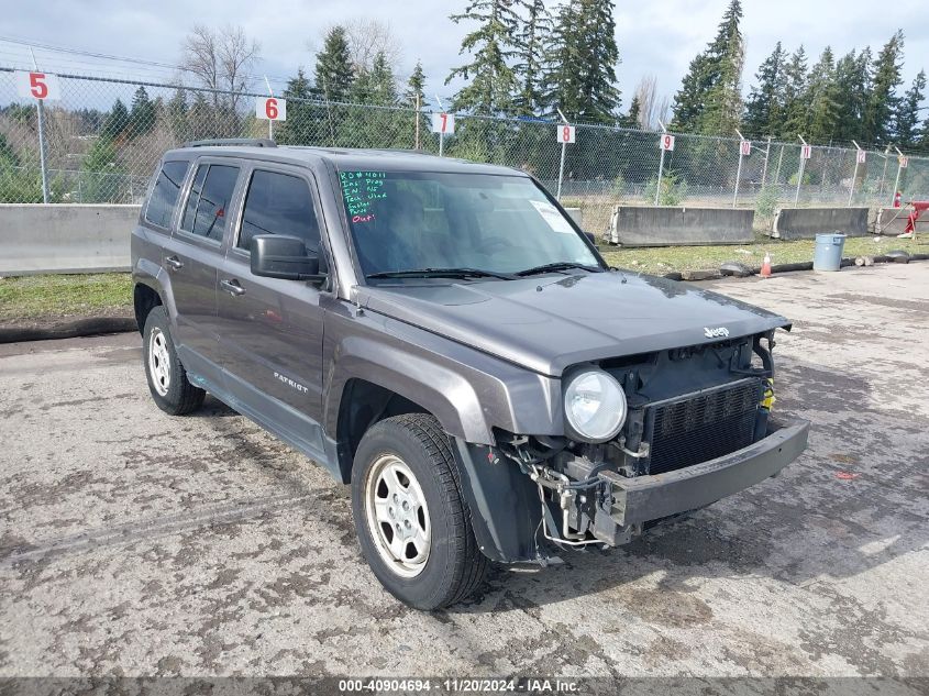 2015 Jeep Patriot Sport VIN: 1C4NJRBB4FD338900 Lot: 40904694