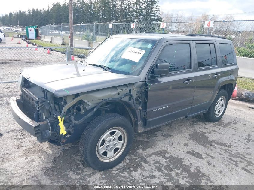 2015 Jeep Patriot Sport VIN: 1C4NJRBB4FD338900 Lot: 40904694