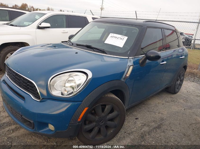 2012 Mini Cooper S Countryman VIN: WMWZC3C57CWM26905 Lot: 40904702