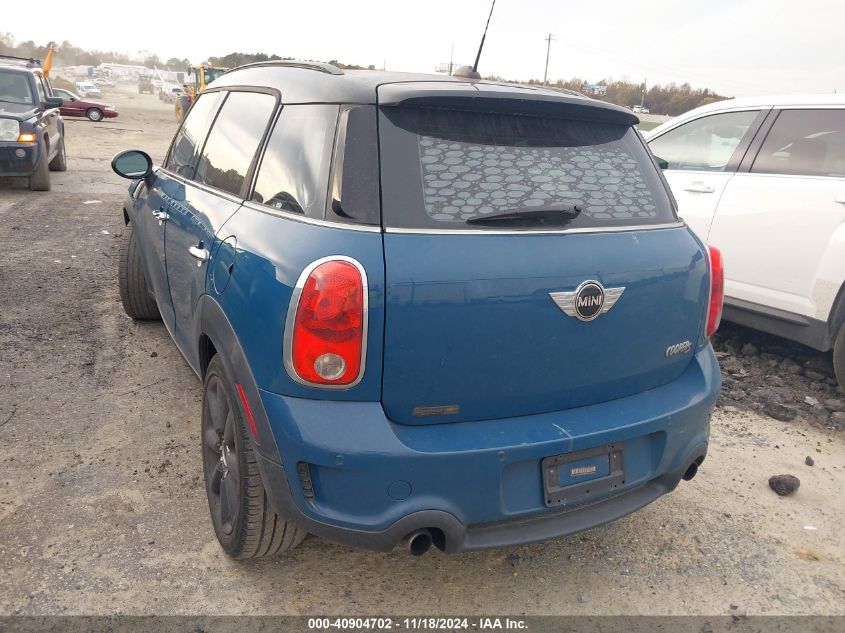 2012 Mini Cooper S Countryman VIN: WMWZC3C57CWM26905 Lot: 40904702