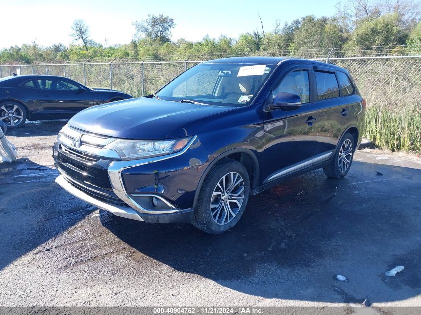 2016 Mitsubishi Outlander Se/Sel VIN: JA4AD3A31GZ037626 Lot: 40904752