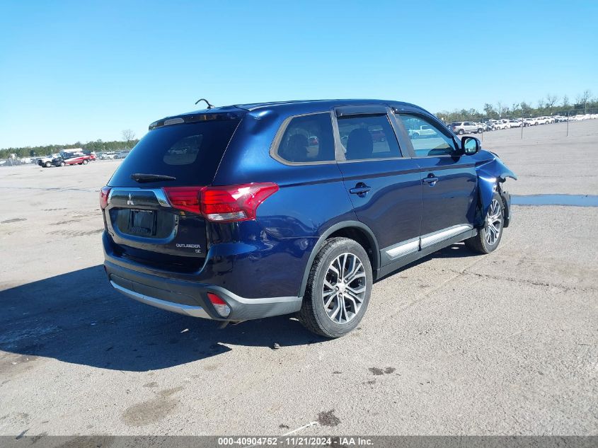 2016 Mitsubishi Outlander Se/Sel VIN: JA4AD3A31GZ037626 Lot: 40904752