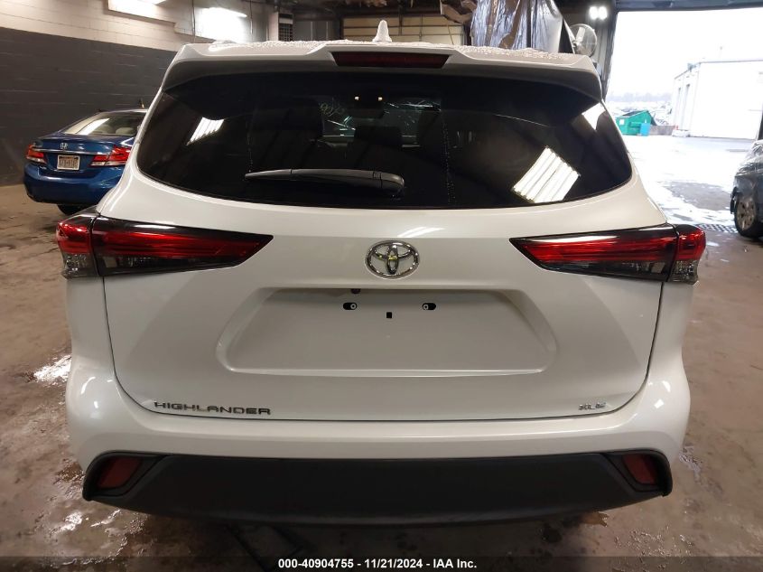 2022 Toyota Highlander Xle VIN: 5TDGZRBH8NS575995 Lot: 40904755