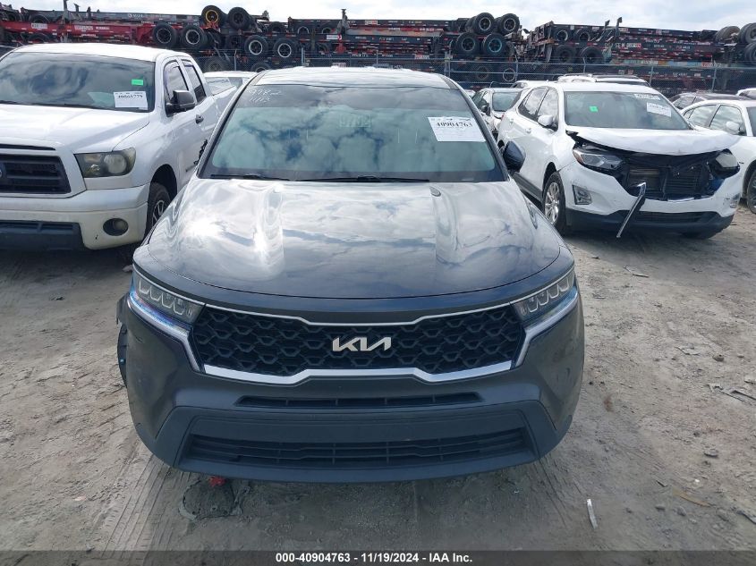 2022 Kia Sorento Lx VIN: 5XYRG4LC6NG095567 Lot: 40904763