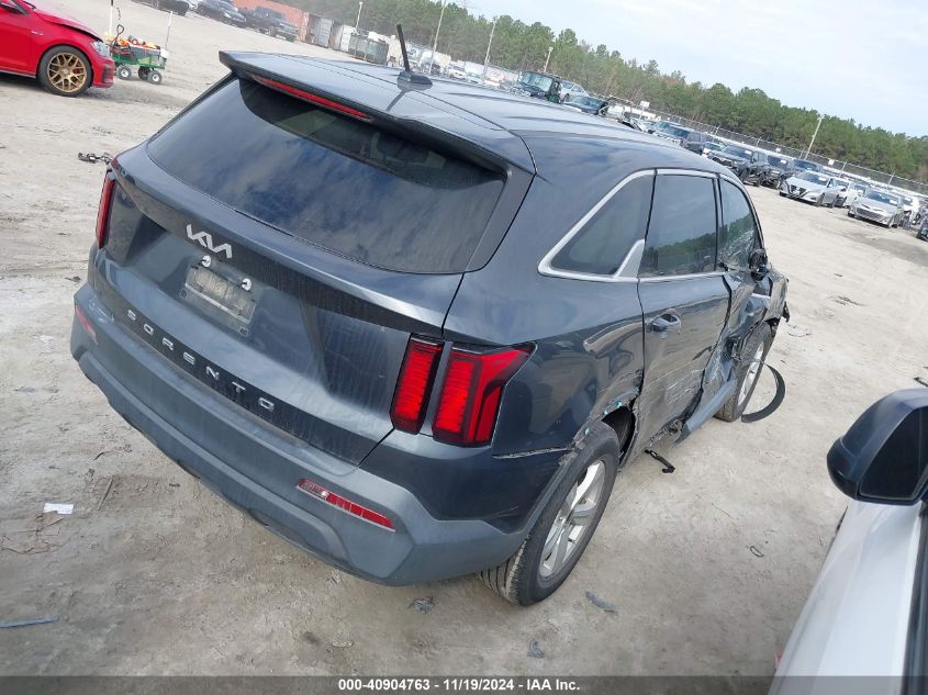 2022 KIA SORENTO LX - 5XYRG4LC6NG095567