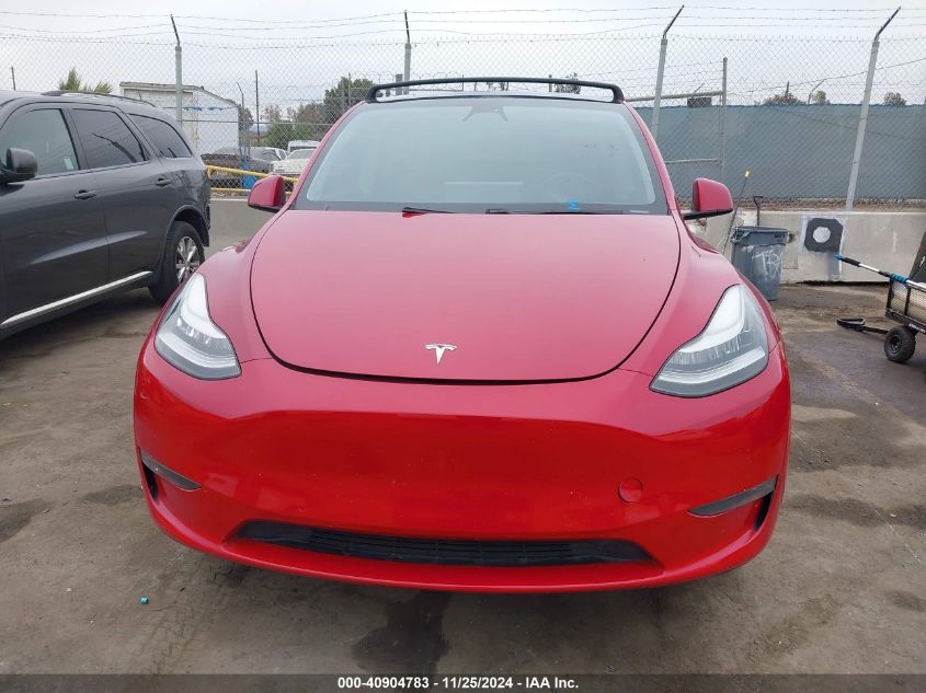 2021 Tesla Model Y Long Range Dual Motor All-Wheel Drive VIN: 5YJYGDEE7MF088398 Lot: 40904783