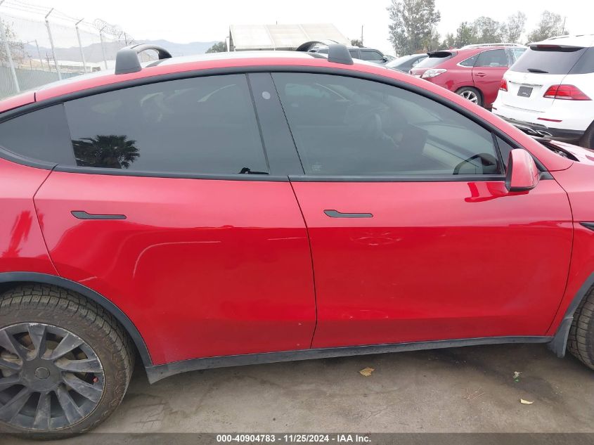 2021 Tesla Model Y Long Range Dual Motor All-Wheel Drive VIN: 5YJYGDEE7MF088398 Lot: 40904783