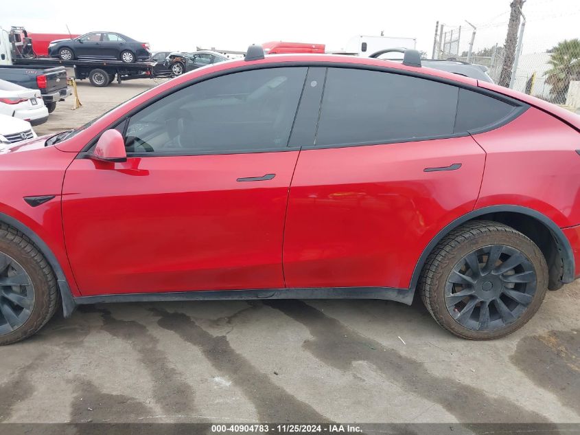 2021 Tesla Model Y Long Range Dual Motor All-Wheel Drive VIN: 5YJYGDEE7MF088398 Lot: 40904783