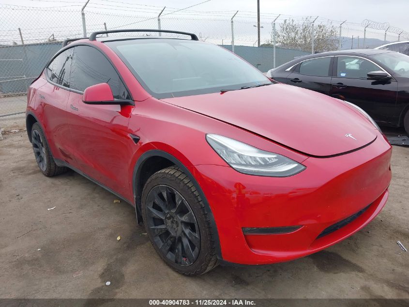 2021 TESLA MODEL Y LONG RANGE DUAL MOTOR ALL-WHEEL DRIVE - 5YJYGDEE7MF088398