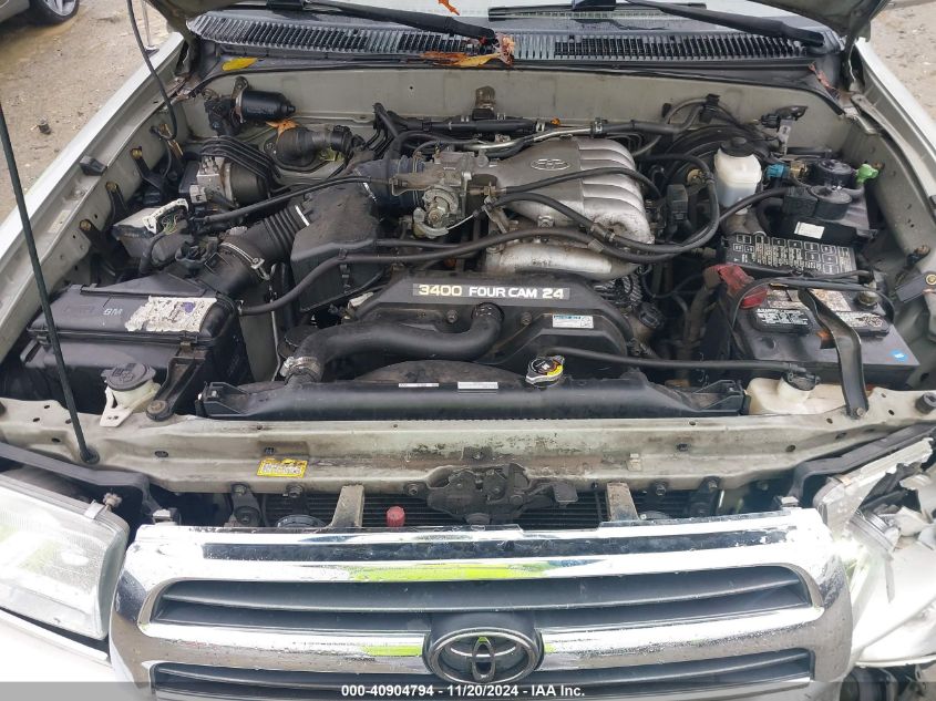 2000 Toyota 4Runner Limited V6 VIN: JT3GN87R5Y0147918 Lot: 40904794