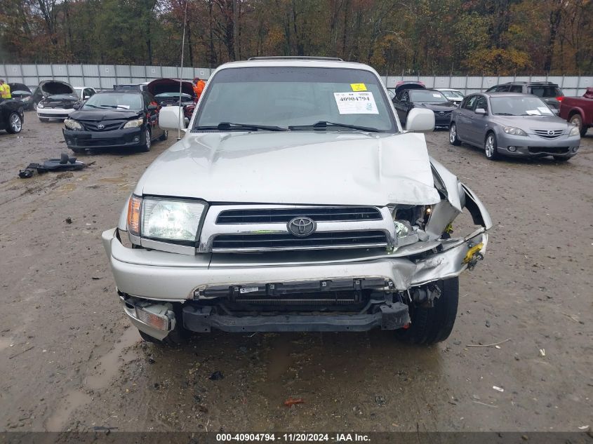 2000 Toyota 4Runner Limited V6 VIN: JT3GN87R5Y0147918 Lot: 40904794