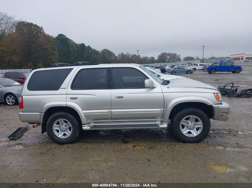 2000 Toyota 4Runner Limited V6 VIN: JT3GN87R5Y0147918 Lot: 40904794