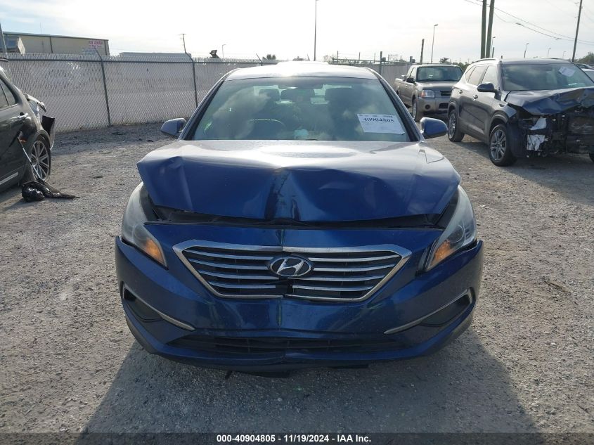 2016 Hyundai Sonata Se VIN: 5NPE24AF4GH368995 Lot: 40904805