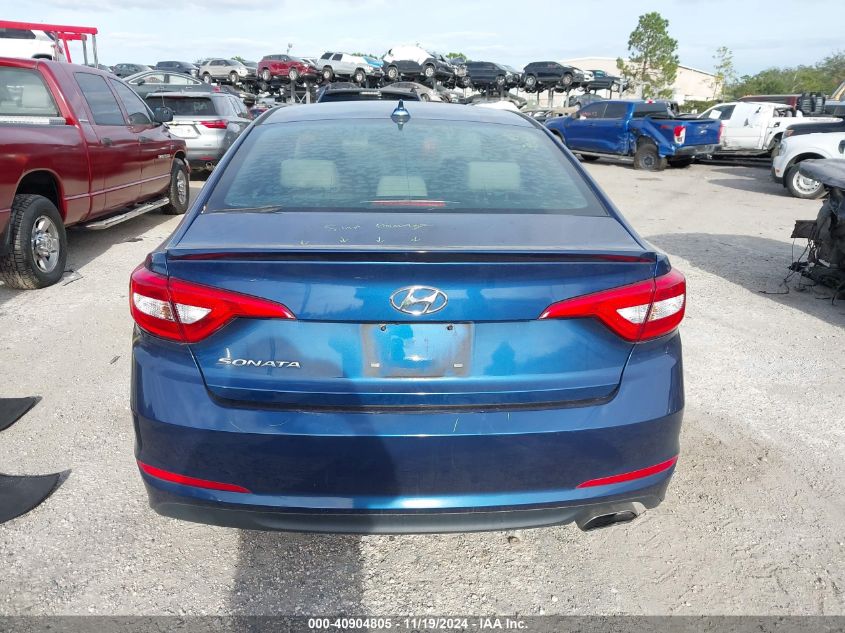 2016 Hyundai Sonata Se VIN: 5NPE24AF4GH368995 Lot: 40904805