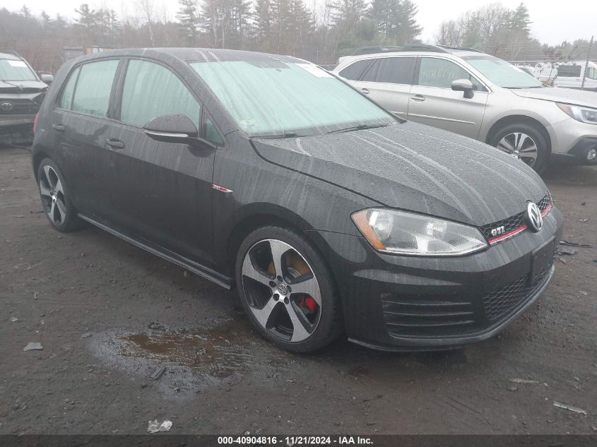 2016 VOLKSWAGEN GOLF GTI S 4-DOOR - 3VW4T7AU0GM067172