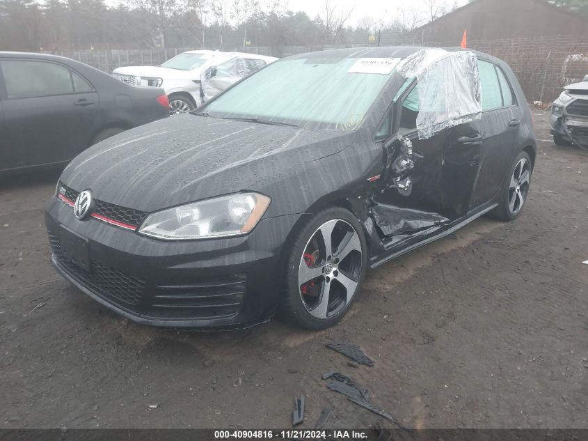 2016 Volkswagen Golf Gti S 4-Door VIN: 3VW4T7AU0GM067172 Lot: 40904816