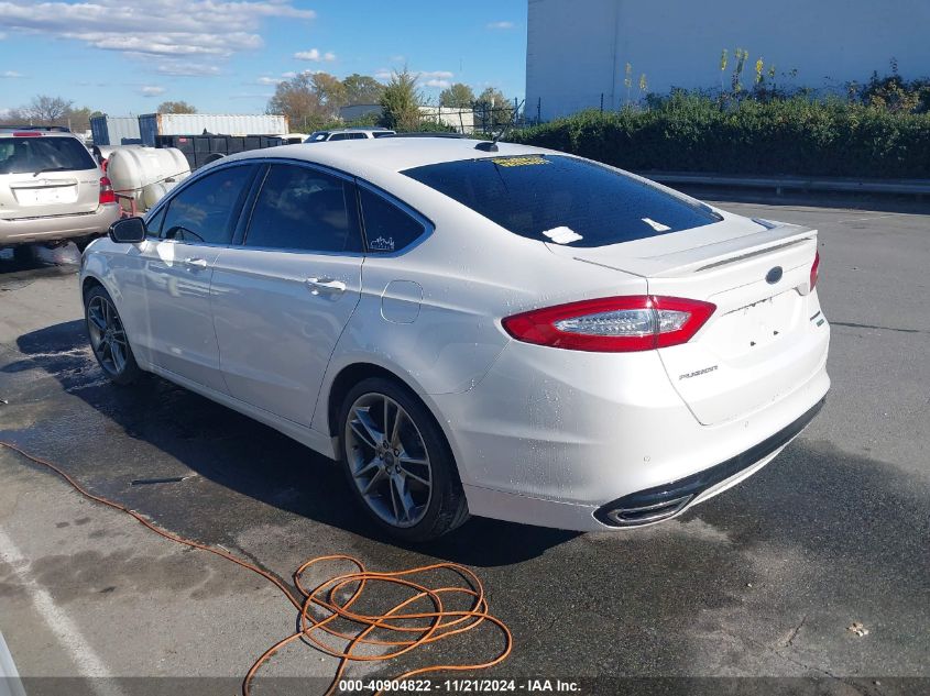 2016 Ford Fusion Titanium VIN: 3FA6P0K94GR273637 Lot: 40904822