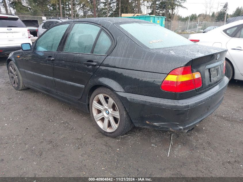 2003 BMW 325I VIN: WBAET37473NJ32362 Lot: 40904842