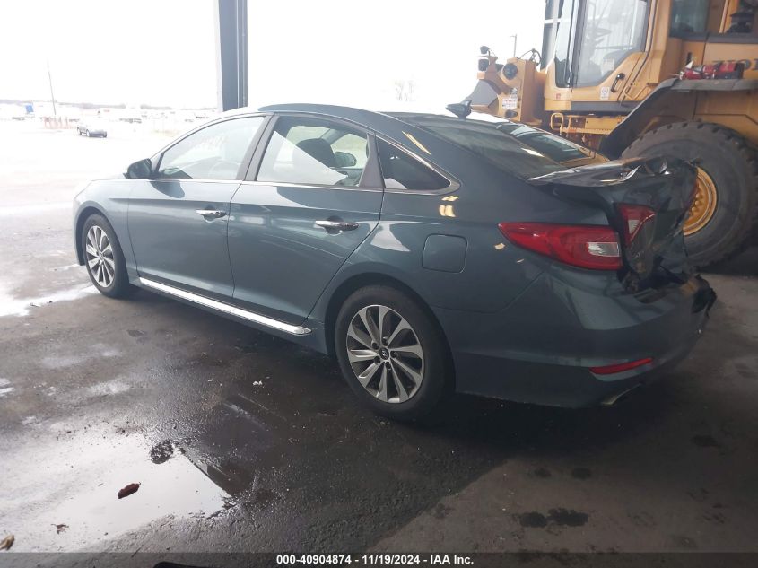 VIN 5NPE34AFXGH362437 2016 HYUNDAI SONATA no.3