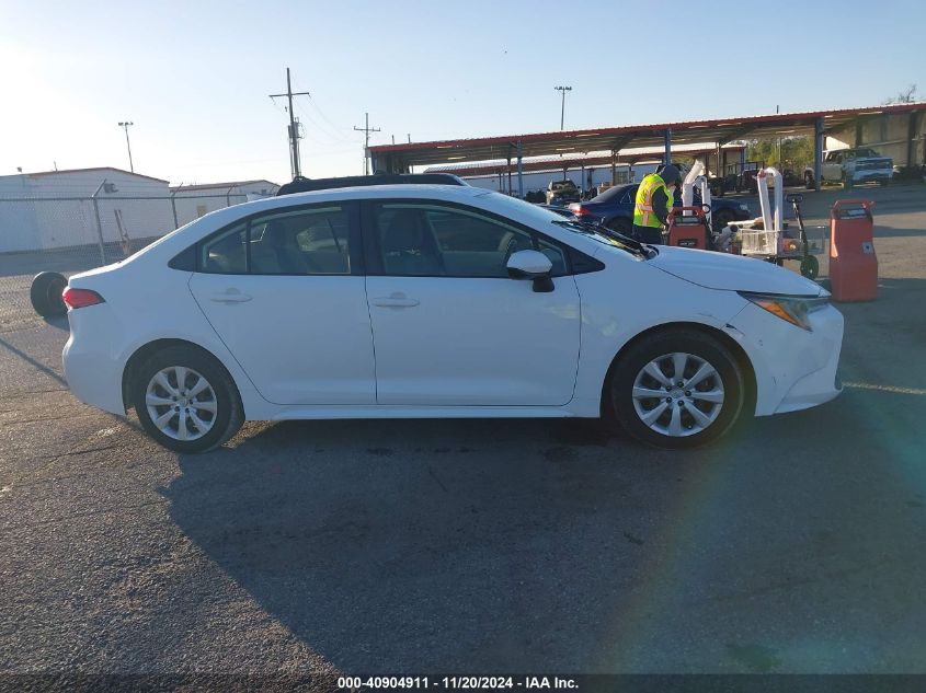 2022 Toyota Corolla Le VIN: JTDEPMAE4NJ208662 Lot: 40904911