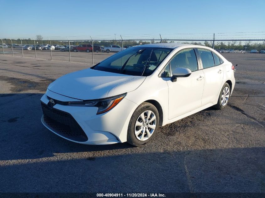 2022 Toyota Corolla Le VIN: JTDEPMAE4NJ208662 Lot: 40904911