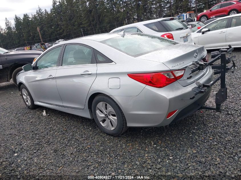 2014 Hyundai Sonata Gls VIN: 5NPEB4AC7EH824880 Lot: 40904927