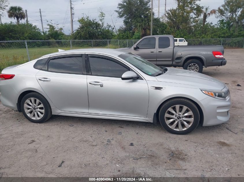 2016 Kia Optima Ex VIN: 5XXGU4L39GG080570 Lot: 40904963