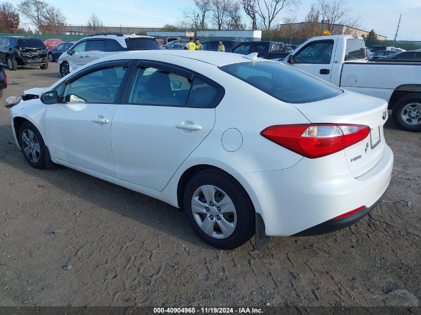 VIN KNAFX4A69F5389892 2015 KIA FORTE no.3