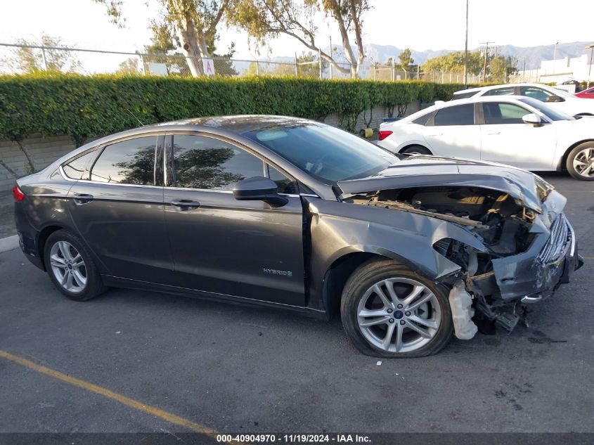 2018 Ford Fusion Hybrid Se VIN: 3FA6P0LUXJR213971 Lot: 40904970