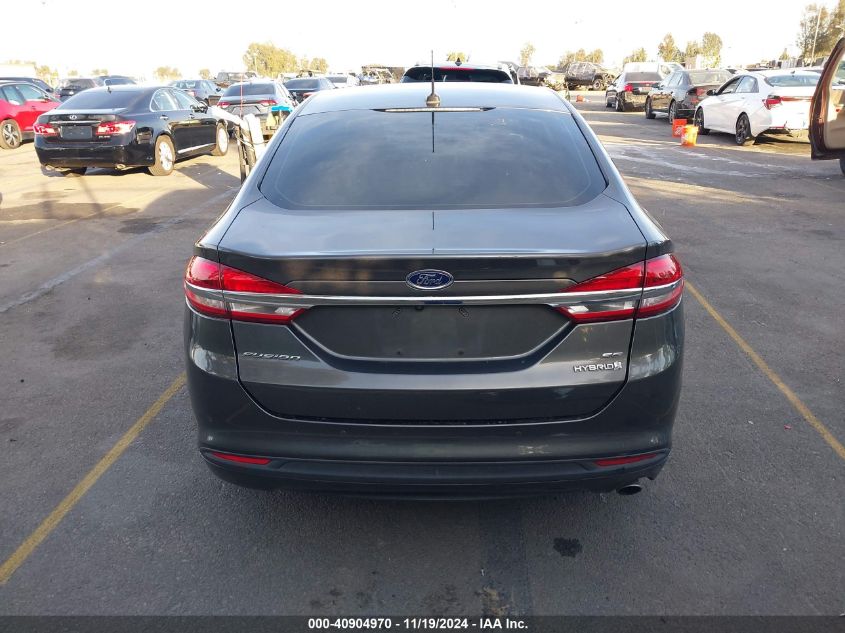 2018 Ford Fusion Hybrid Se VIN: 3FA6P0LUXJR213971 Lot: 40904970