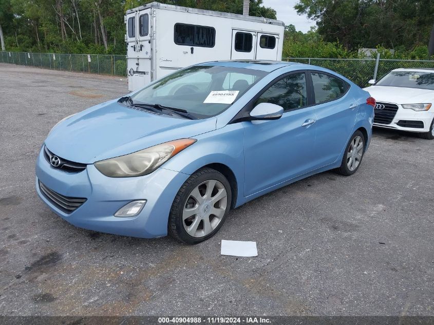 VIN KMHDH4AEXDU842981 2013 Hyundai Elantra, Limited no.2