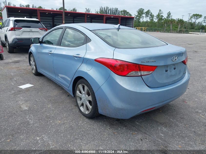 VIN KMHDH4AEXDU842981 2013 Hyundai Elantra, Limited no.3