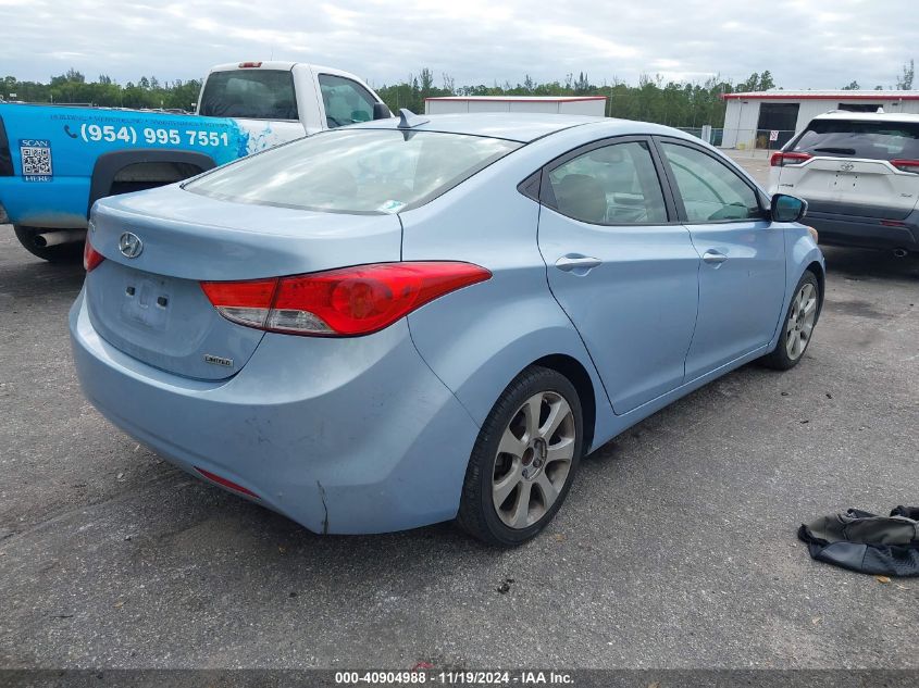 VIN KMHDH4AEXDU842981 2013 Hyundai Elantra, Limited no.4