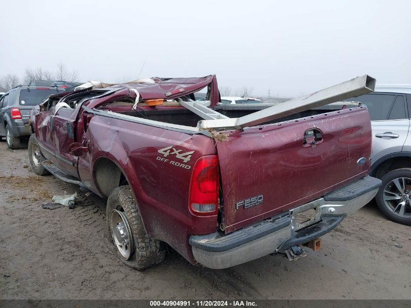 2000 Ford F-250 Lariat/Xl/Xlt VIN: 1FTNW21L1YEE03606 Lot: 40904991