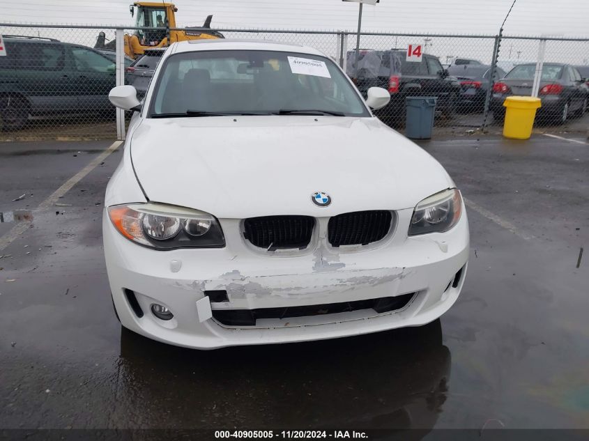 2013 BMW 128I VIN: WBAUP9C54DVS94971 Lot: 40905005