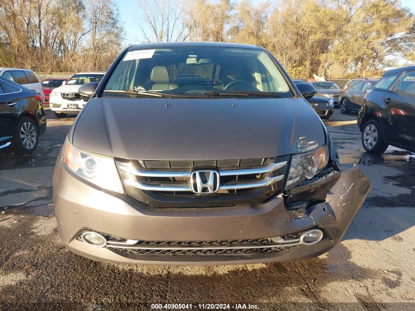 2014 Honda Odyssey Touring/Touring Elite VIN: 5FNRL5H9XEB128821 Lot: 40905041