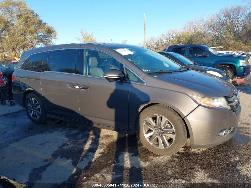 2014 Honda Odyssey Touring/Touring Elite VIN: 5FNRL5H9XEB128821 Lot: 40905041